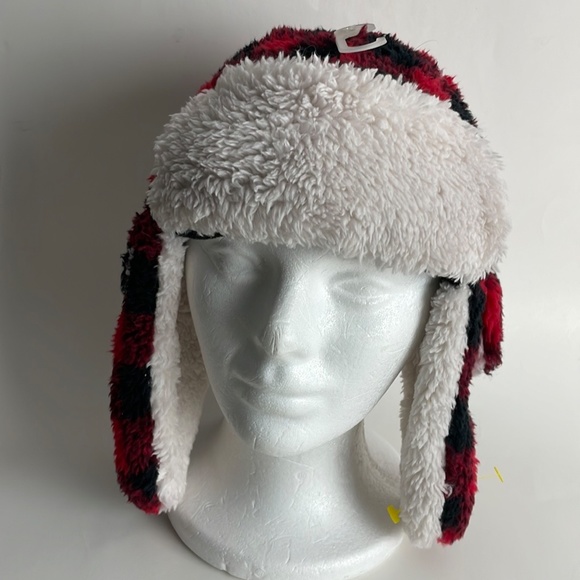 Gap Kid Buffalo Plaid Bomber Hat - Picture 5 of 7